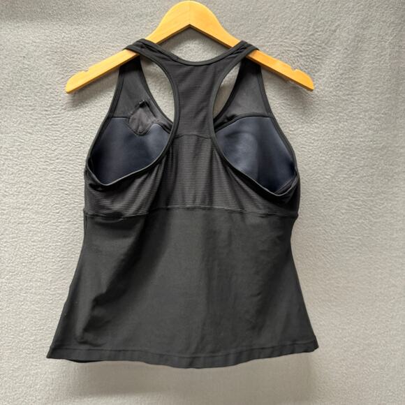 Nike Tank Top Womens 1X Black Racerback Activewear Pullover Dri Fit Gym Training - Picture 3 of 6